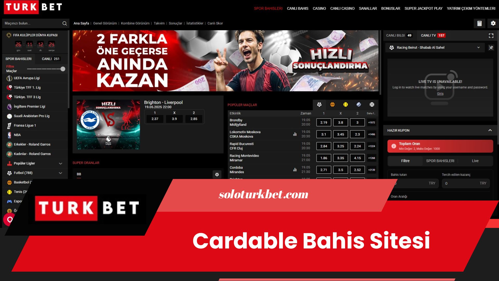 Cardable Bahis Sitesi