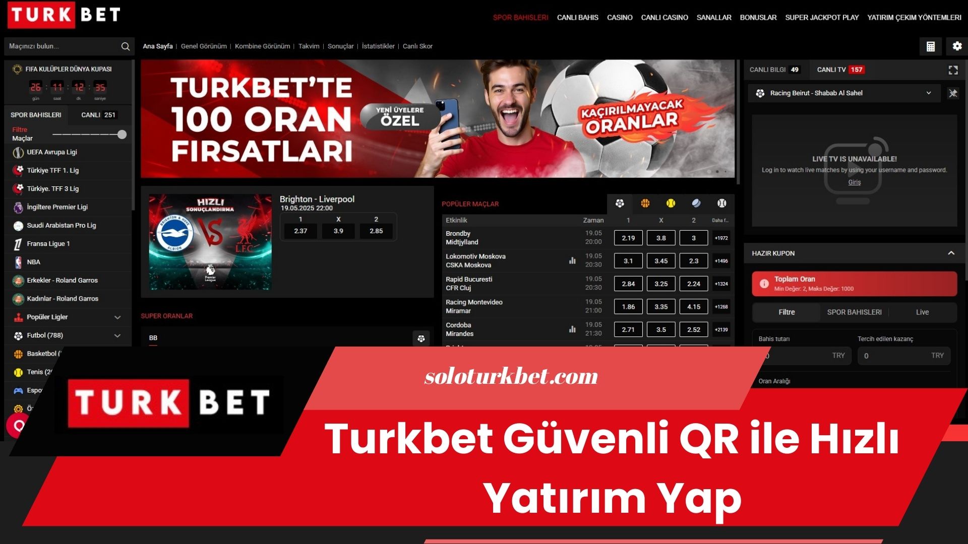 Turkbet Güvenli QR İle Hızlı Yatırım Yap