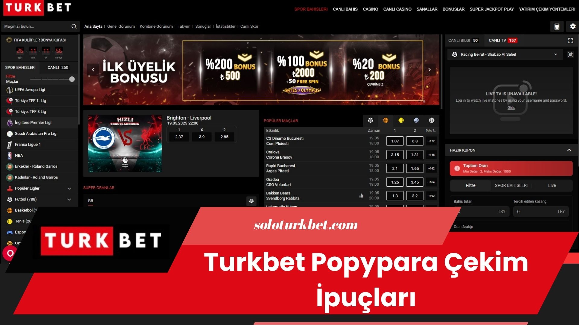 Turkbet Popypara Çekim İpuçları